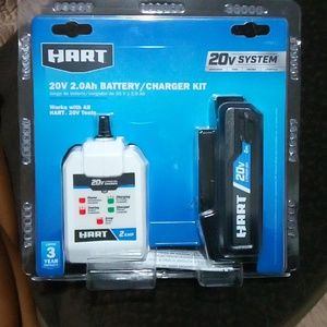 Hart battery charger w/ battery 20 volts